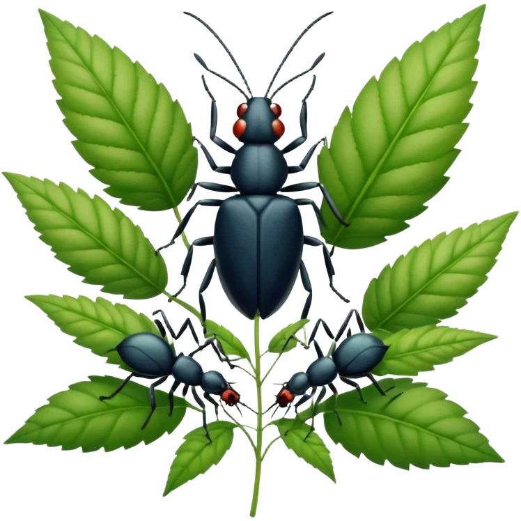 Weed bugs
 emoji