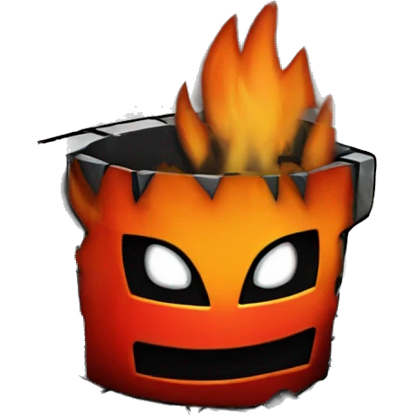 Fire in the Hole Geometry dash emoji