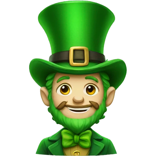leprechaun saying gg emoji