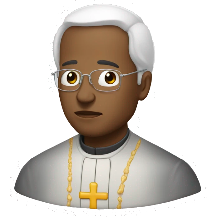 Create an archbishop getting sick emoji