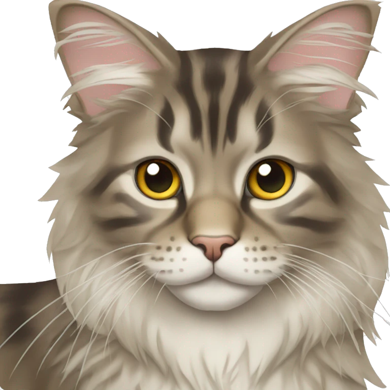 Maine Coon Cat Breed Full Body emoji
