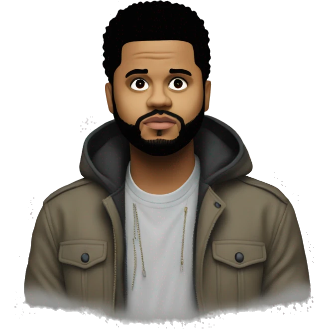 The Weeknd xo logo emoji