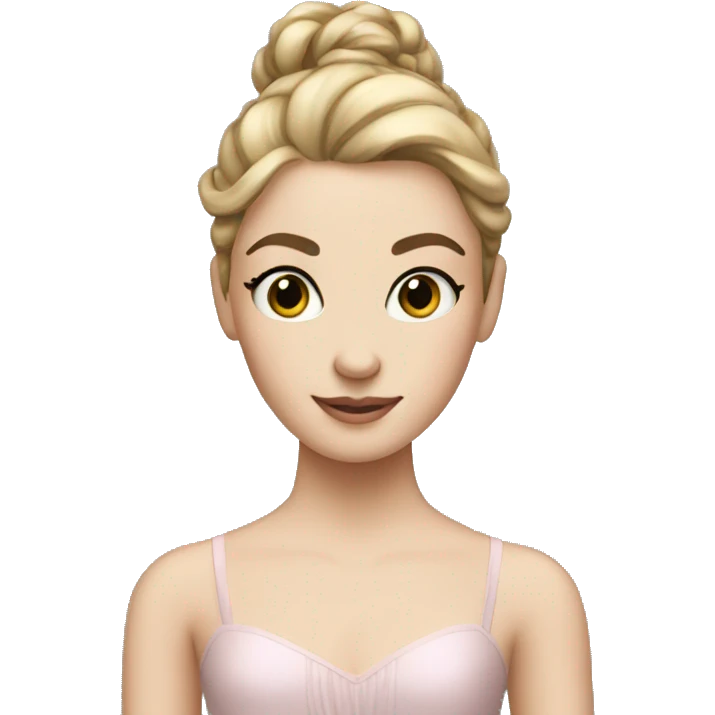 a ballerina white girl emoji