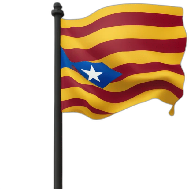 Catalan black estelada flag emoji