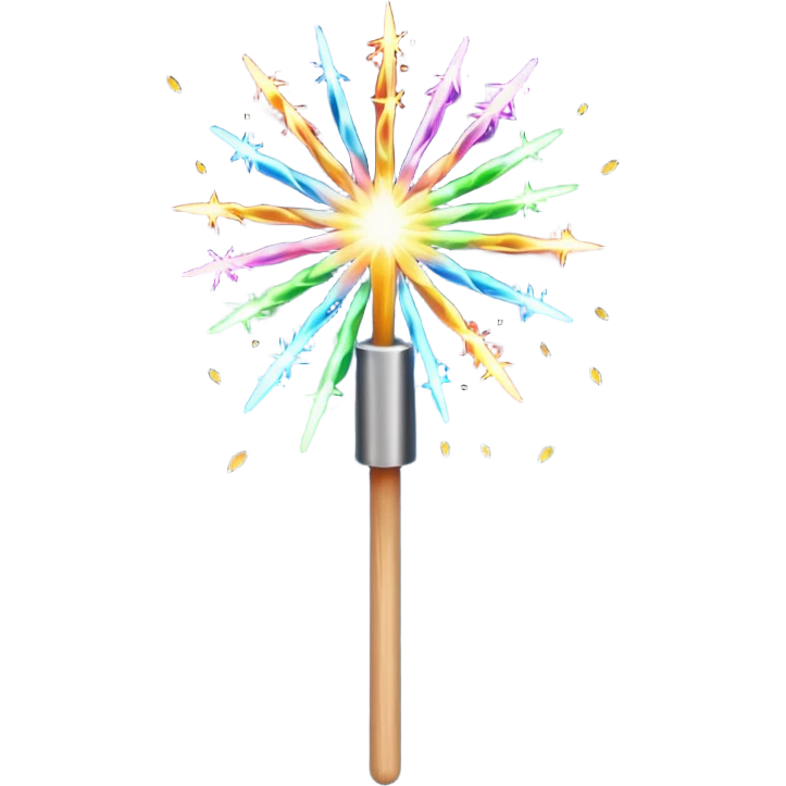 sparkler on a stick emoji