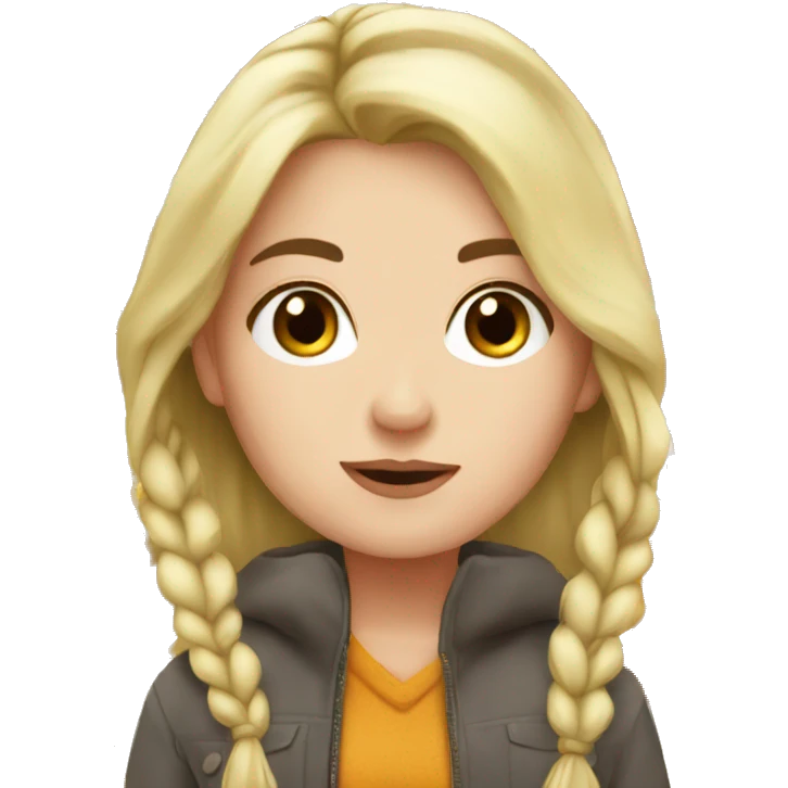 White girl autumn emoji