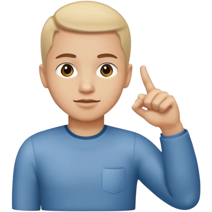 Dab (una persona con el brazo izquierdo estirado y el brazo derecho el codo doblado y en direccion para el lado izquierdo) emoji
