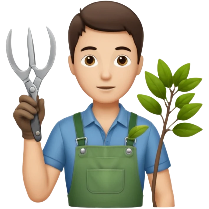 GARDENER WITH SESORS emoji