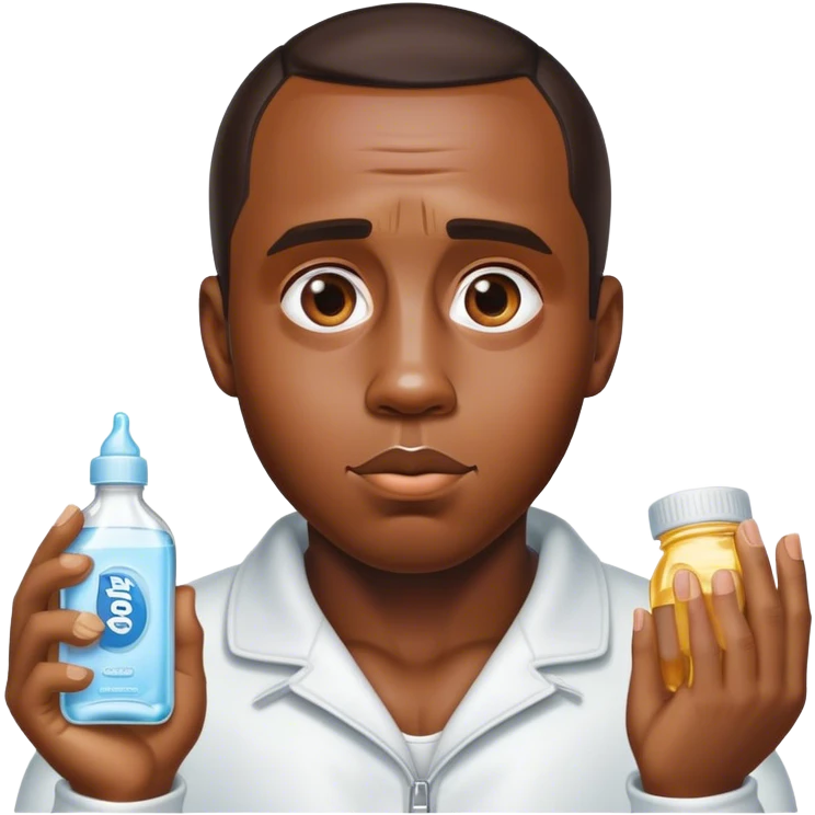 diddy with baby oil emoji