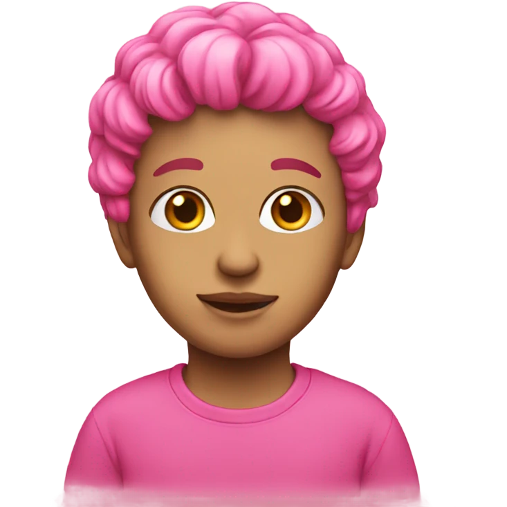 Pink  emoji