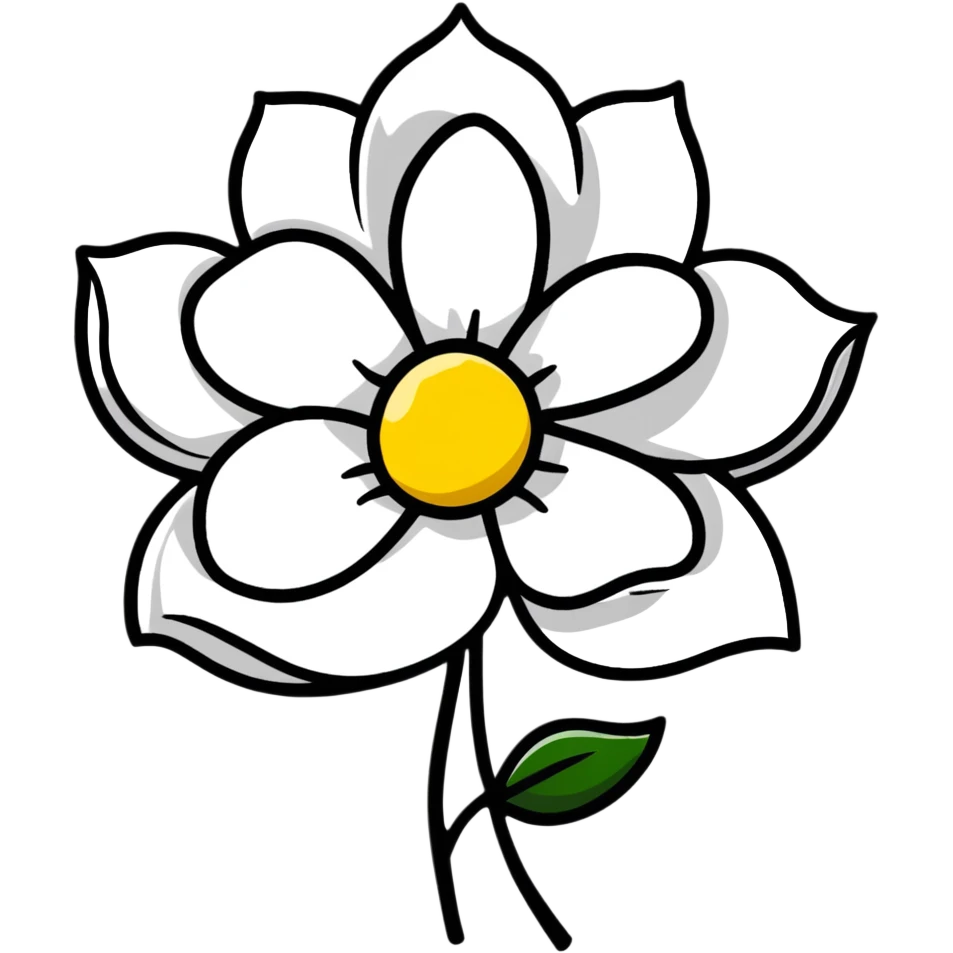 flower made of liquid emoji