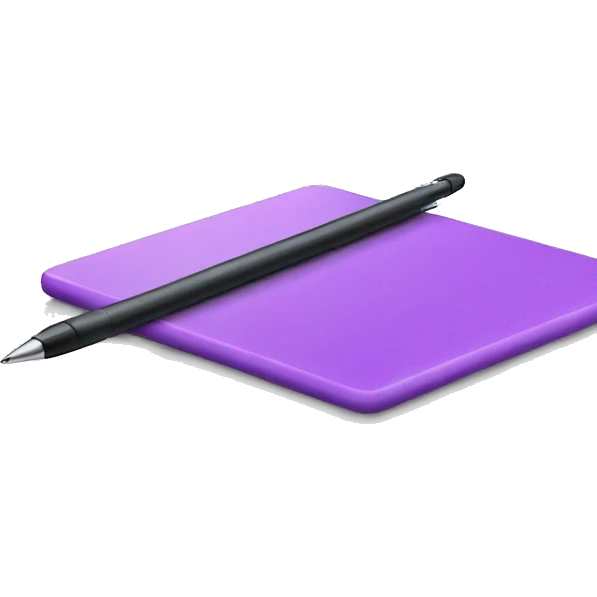 ipad with stylus emoji