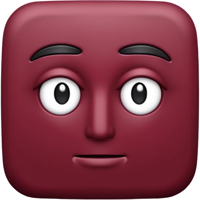  claret point without face emoji