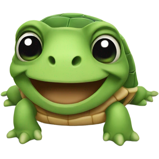 Cute tutle emoji