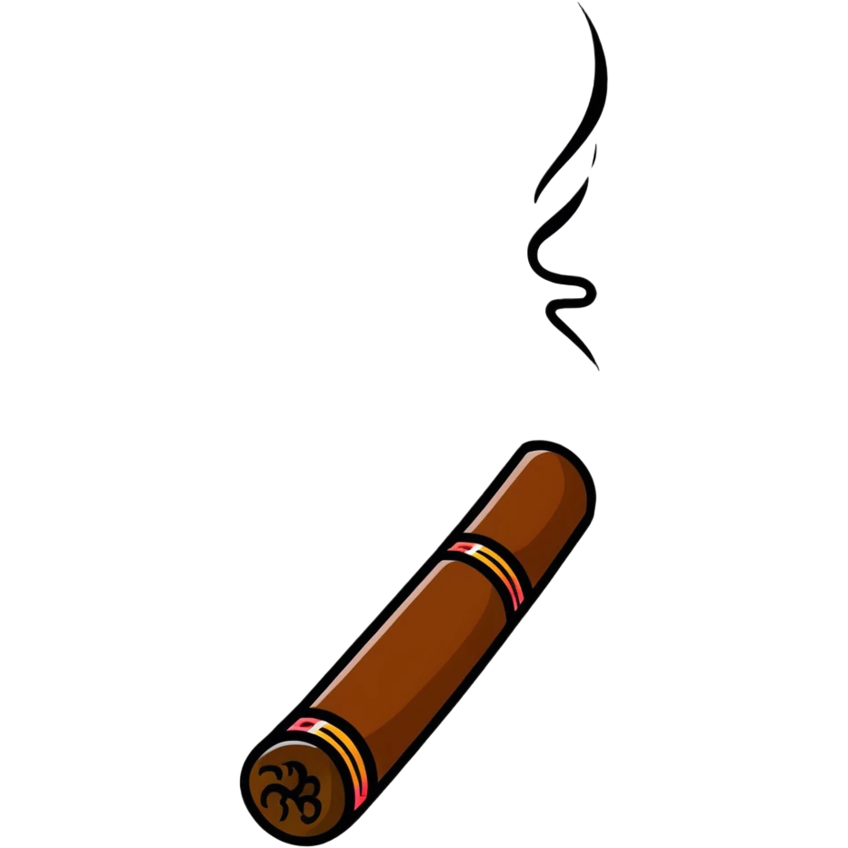 a cigar emoji