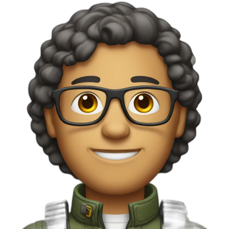 40-year old nerd who is also a pilot emoji