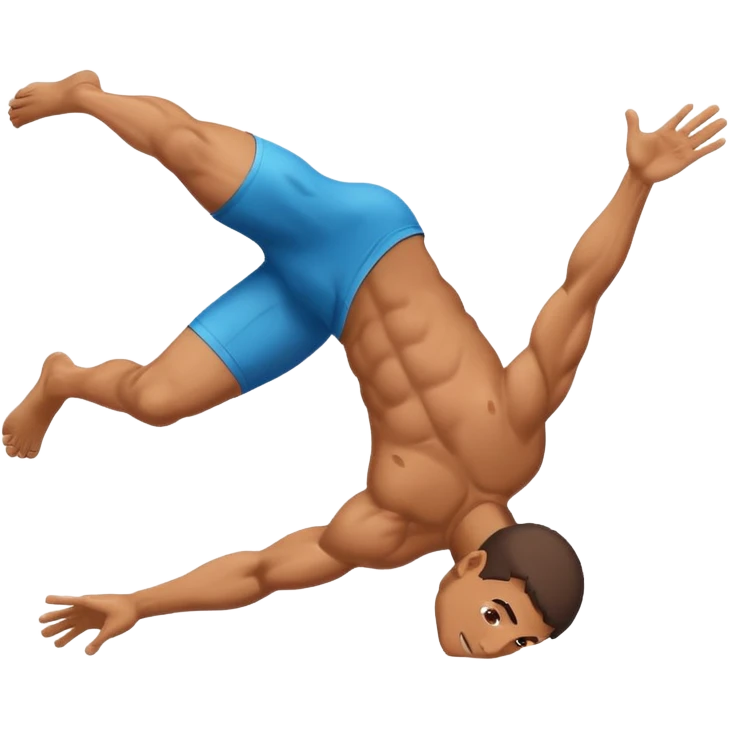 Man doing a backflip  emoji