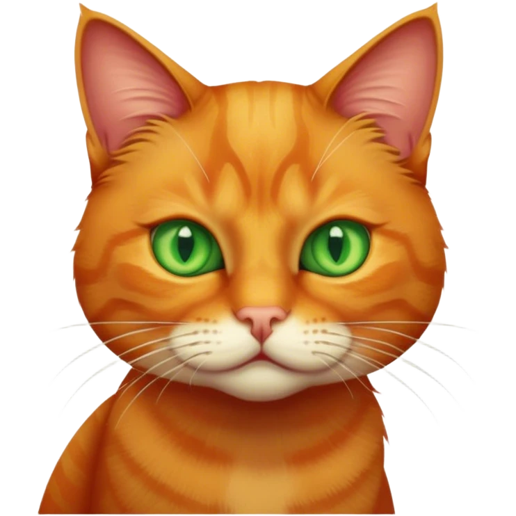 orange cat menace emoji