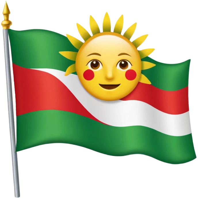 Kurdish flag emoji