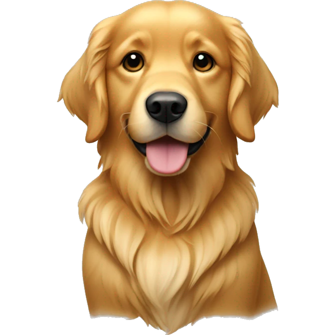positie golden retriever emoji