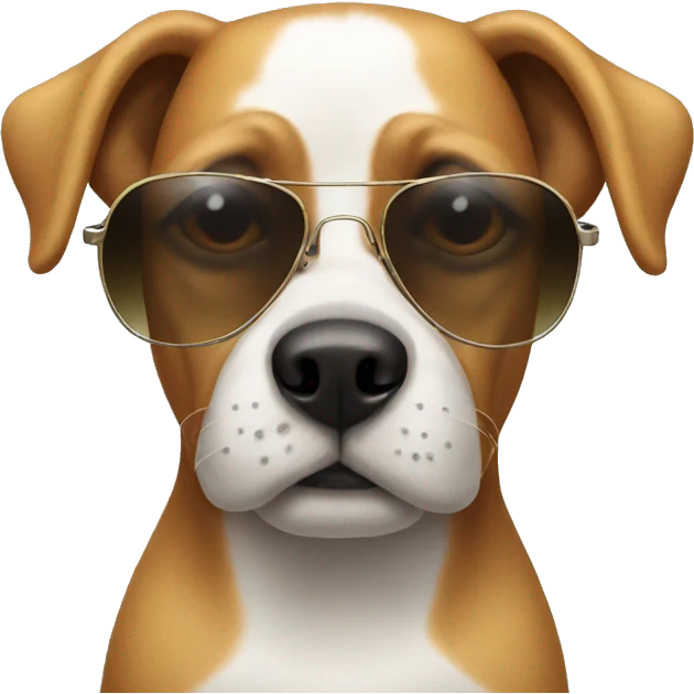 dog with sunglasses emoji