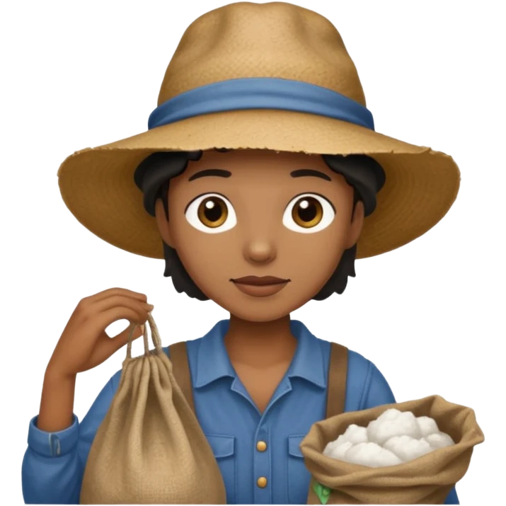 black cotton picker with wix emoji