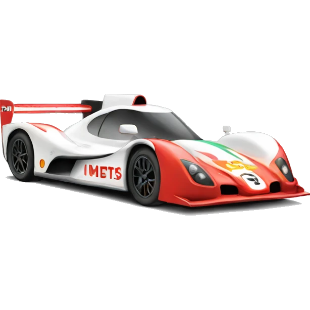 Racer car emoji