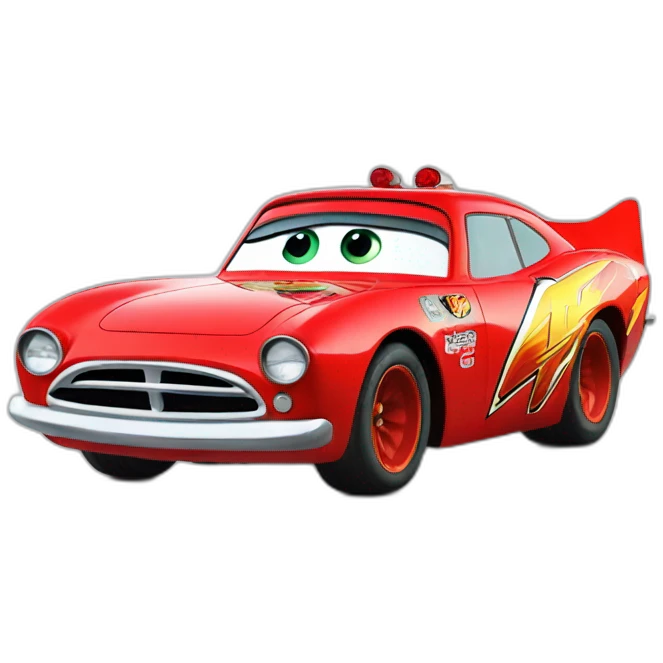 Flash McQueen cars emoji