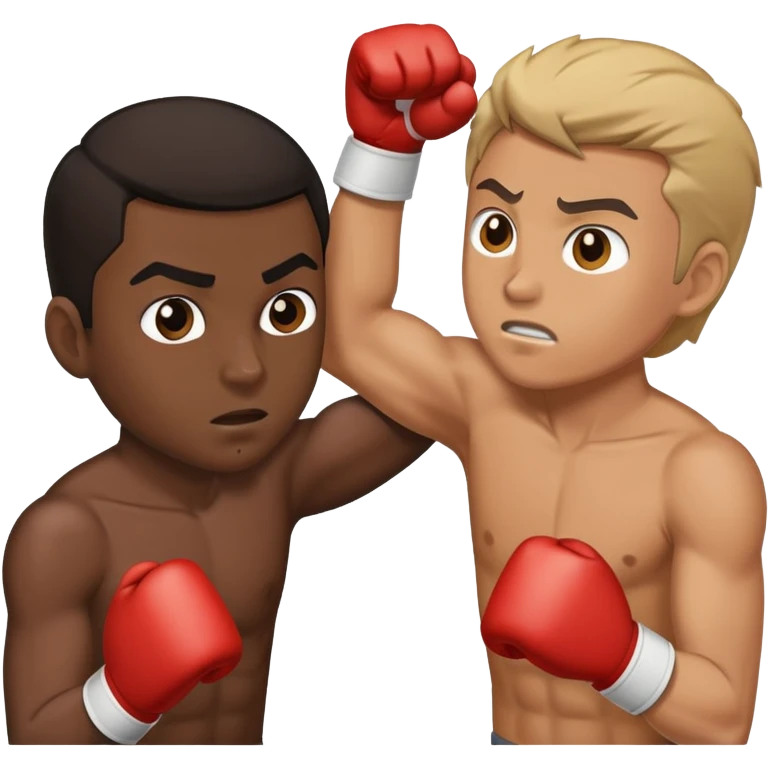 one man punches another emoji