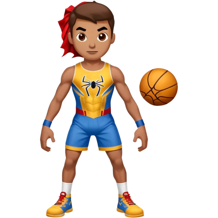 Spider-Man Denver Nuggets shorts emoji
