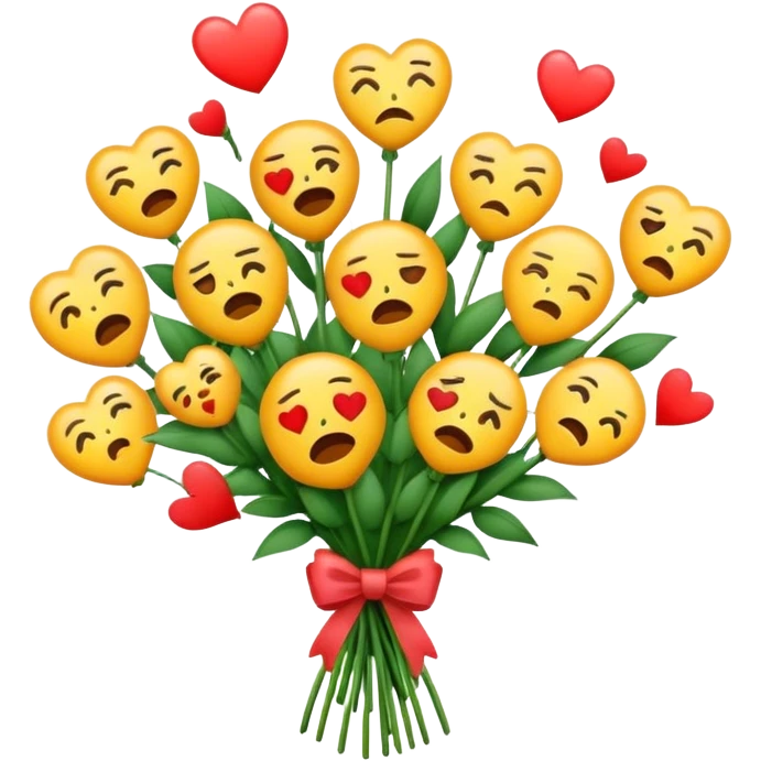 A bouquet of heartbroken emojis  emoji