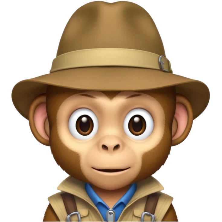 explorer monkey emoji
