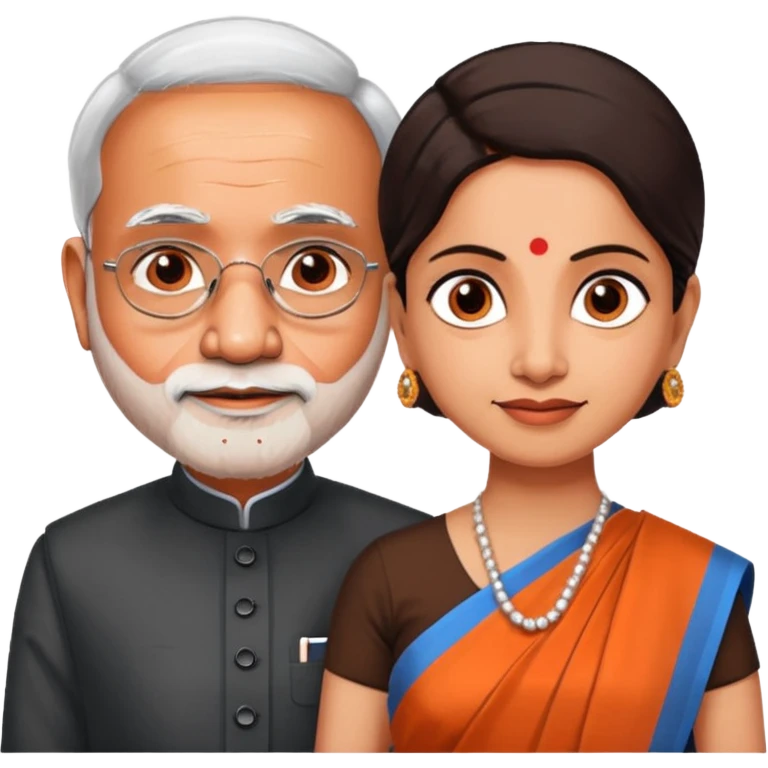 narendra modi and nirmala sitaraman emoji