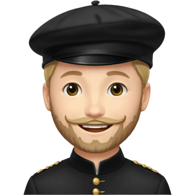 Edouard Manet artist wear black berret hat emoji