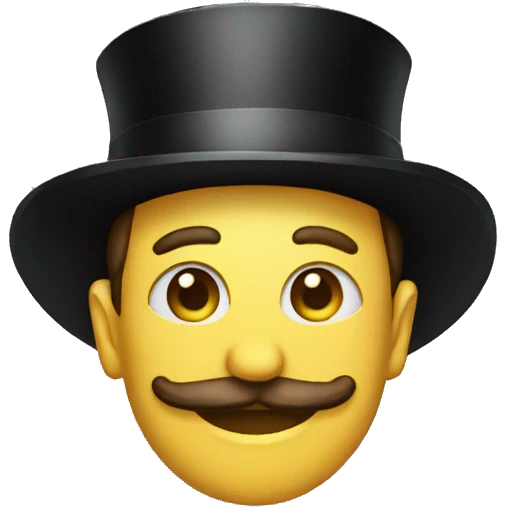 Tophat emoji