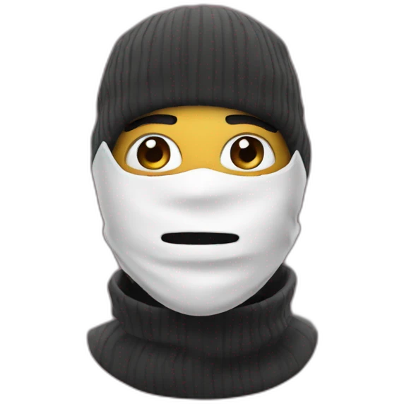 ski mask emoji