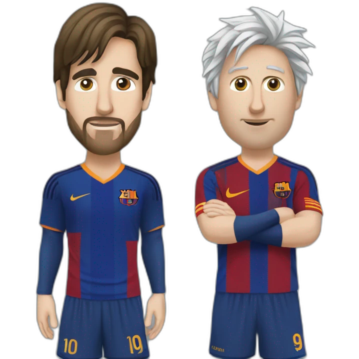 Ranaldo and messi emoji