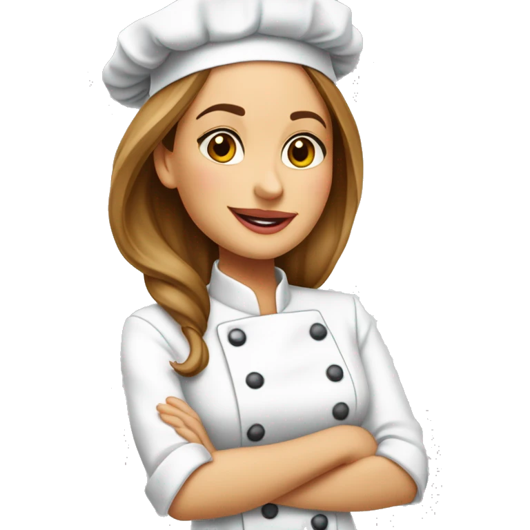 Giada de Laurentiis wearing a chef's hat chef's kiss emoji emoji