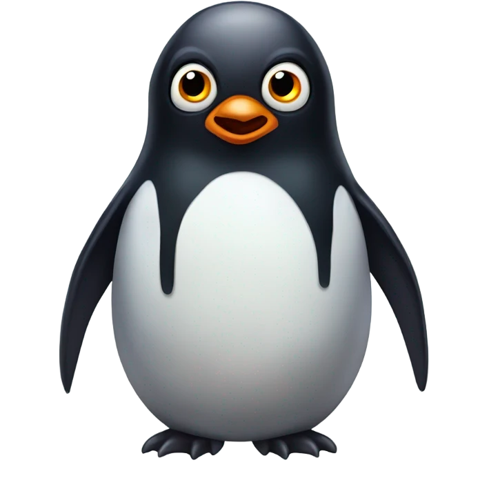 Zombie penguin emoji