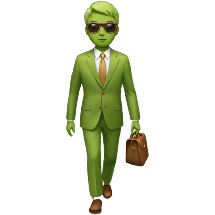Green walking man, Crosswalk Lights. emoji