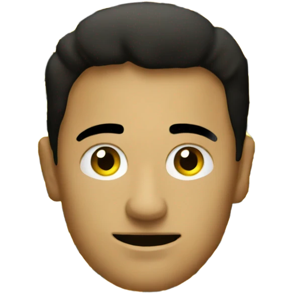 A wavy black and red rectangle with a medium sized yellow circle in the middle  emoji