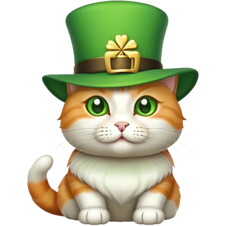 Saint Patrick’s day cat emoji