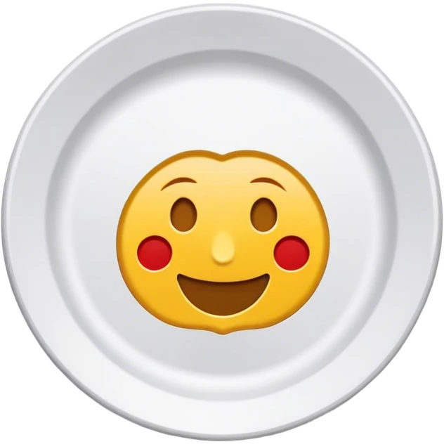 Paper plate emoji
