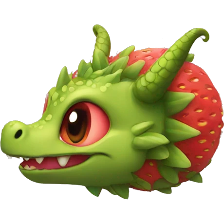 strawberry dragon  emoji