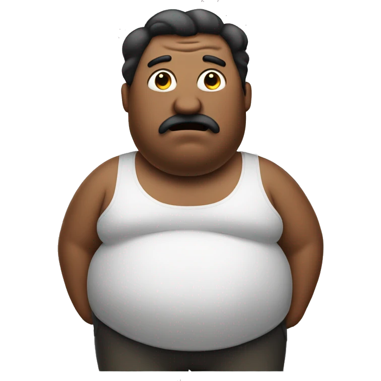 Bloated man emoji