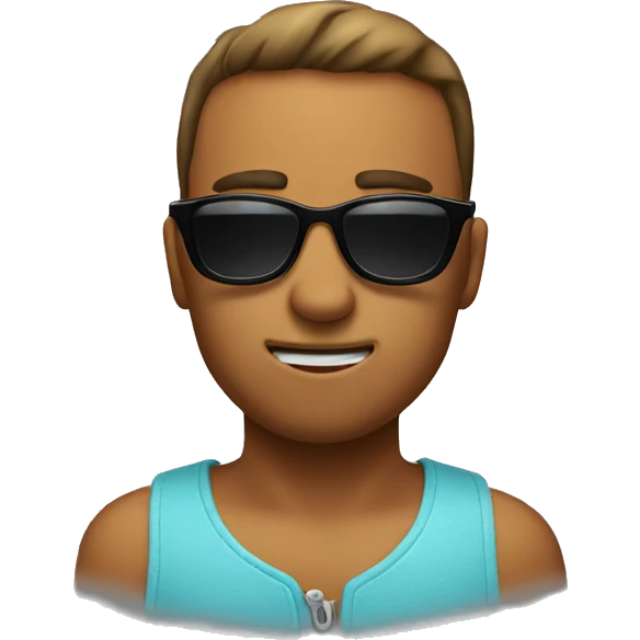 Cry emoji with sunglasses  emoji