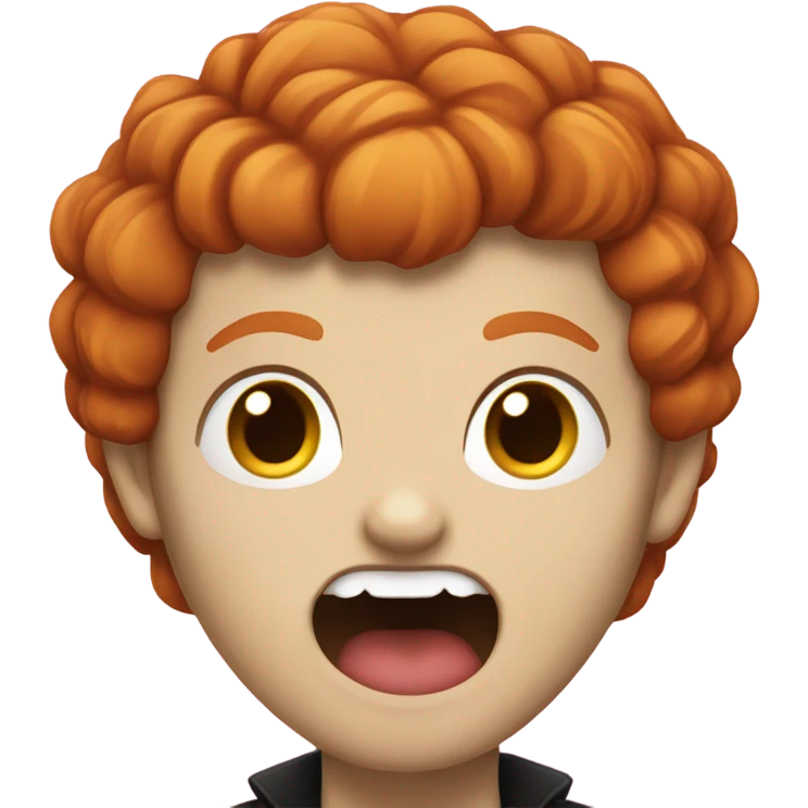 Ginger vampire emoji