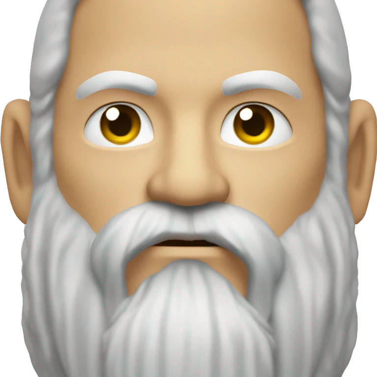 The god Odin, viking beard  emoji