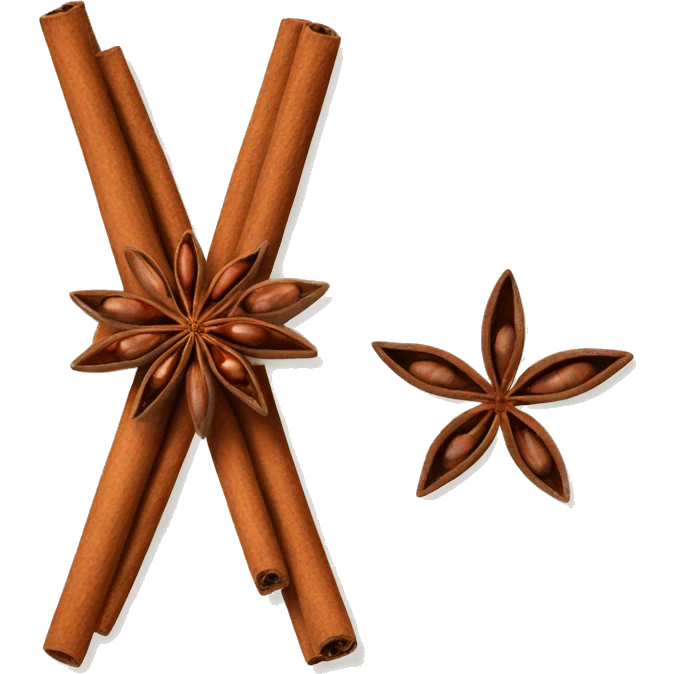 star anise and cinnamon emoji