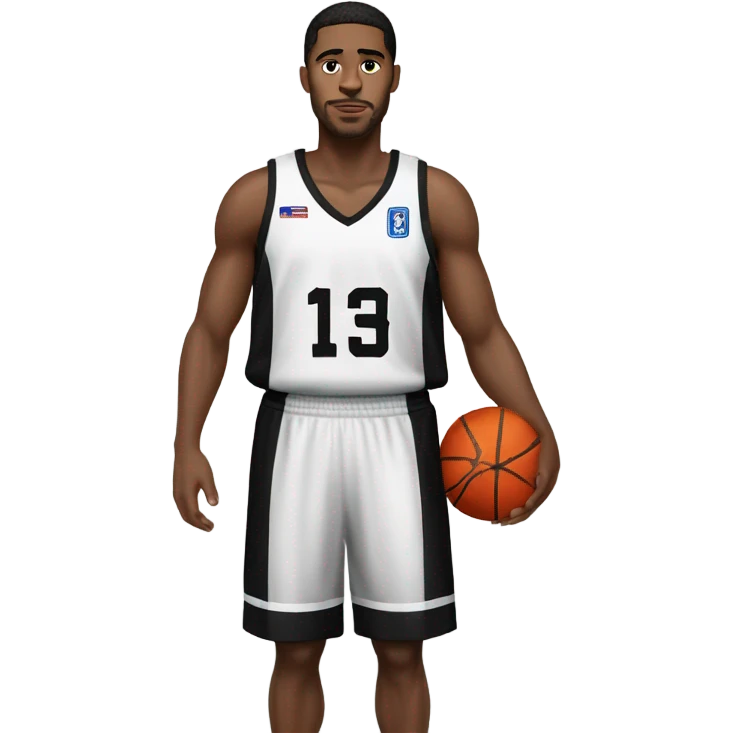 Zach Leday wearing Partizan basketball jersey emoji